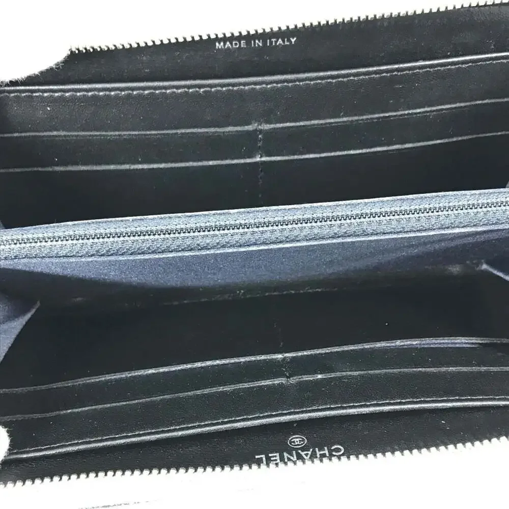 CHANEL Black Leather Wallet